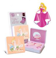 Disney Princess Collection Contact Lens Case Box Holder Square Compact (Aurora)