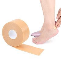 Pinkiou 1 Pack Heel Sticker Tape Breathable Bandage Roll Blister Protector Waterproof Anti-Slip Adhesive Support Padding Foam Strips Hand Foot Bandage for Calluses Tender Spots Shoe Friction