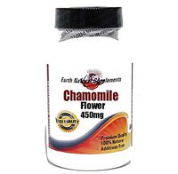 Chamomile Flower 450mg * 100 Caps 100% Natural - by EarhNaturalSupplements