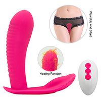 sammyqq G-Pòint Vibratòr Heating Massage 9 Frequency Vibratòr Female Wearable Cl?tòris Stimulatòr Silicòne Female