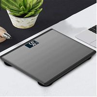 Mini Electronic Scale, Weight Scale, Home Health Weighing, Electronic Scale, Body Scale Weight Scale, Digital LED Display (Color : Deep Gray)