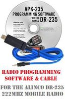 RF Gear 2 Go Alinco DR-235 Mobile Two-Way Radio Programming Software & Cable Kit