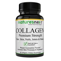 Premium Quality Advanced Formula Collagen Type 1, 2 & 3, Capsules - Non-GMO Great for ligaments and Tendons Stronger Hair & Nails