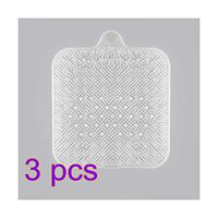 LARRY-X Shower Foot Cleaner Scrubber Massager with Hanging Hole Portable Non-Slip Massage Rubbing Foot Pad Not Need Bend Over for Improves Foot Circulation or Reduces Foot Pain