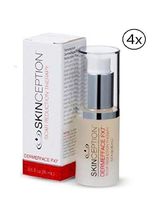 Dermefface fx7 Scar Removal Treatment Helps to Fade and Reduce Scars, Acne Scars, Burns, Surgery and Other Causes with All Natural Result Pack 4