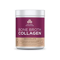 Ancient Nutrition Bone Broth Collagen Powder, 30 Servings of All-Natural Protein Powder Loaded with Bone Broth Co-Factors, 10g of Type I, II and III Collagen Per Serving (Chocolate), 18.6 Ounce …