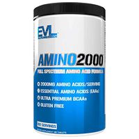 Evlution Nutrition Amino2000 Amino Acid Tablet Supplement, 2 Grams of Premium Amino Acids, 160 Servings