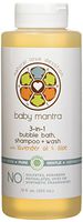 Baby Mantra 3-in-1 Bubble Bath, Shampoo and Body Wash made with Natural, Hypoallergenic, & EWG Verified Ingredients for Infants, Toddlers, and Kids with Sensitive Skin, 12 Fluid Ounces