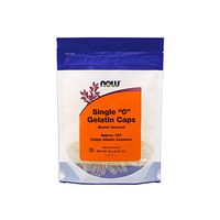 NOW Supplements, Empty Gelatin Capsules, Single "0", Bovine Sourced, Filled by Weight, 250 Gel Capsules