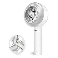 Electric Sweater Shaver-KONKY Lint Remover for Clothes 2019 New Version Fabric Shaver, 3-Leaf Stainless Steel Blades Lint Shaver Defuzzer Pill Fuzz Remover for Clothes, Dryer, Couch, Blanket, Sweater