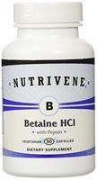 Nutrivene: Betaine HCL with Pepsin (90 Capsules)