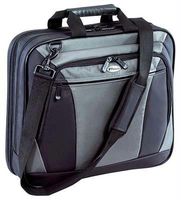 Targus CityLite Notebook Case, Nylon, 15-3/4w x 4d x 13-3/4h, Black/Gray