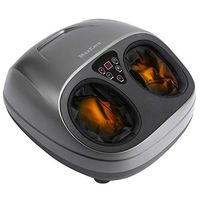 MaxKare Foot Massager Shiatsu, Electric Foot Massager Machine with Rolling, Air Compression and Built-in Heat Function, Adjustable Intensity Perfect Relax for Home or Office Use