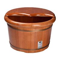 Footbath，Wooden Barrel, Foot Basin Wooden Bucket，Foot Spa Wooden Tub，Foot Tub for Soaking Feet，Thicken Wooden Tub，feet Soaking Tub