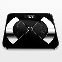 180kg Capacity Digital Bathroom Scales, Easy to Read Display, Large Platform, Stepped Immediate Weight Reading CQOZ