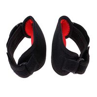 CUTICATE 2Pcs Versatile Elbow Brace for Tendonitis, Tennis & Golfer's Elbow Support with Compression Pad for Basketball, Baseball, Weightlifting, Badminton - Red