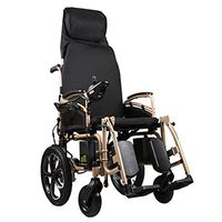 WLG Electric Powered Wheelchair Folding Lightweight 39Kg,Strong and Durable for The Use,Motorize