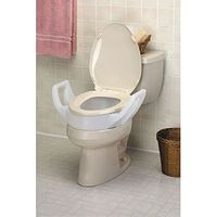 Ableware 725753210 Elevated Toilet Seat with Arms-3 1/2"-Standard