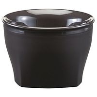 Cambro Harbor Meal Delivery System 5 Oz Smoked Metal Polypropylene Insulated Bowl - 3 1/2"Dia x 2 3/8"H