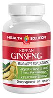 Panax Ginseng Capsules - Korean Ginseng - Increase Energy and Stamina (1 Bottle)