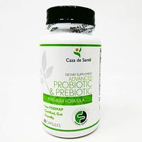 Low FODMAP Certified IBS, IBD & SIBO Probiotic & Prebiotic Dietary Supplement, Dairy Free, Vegan, Soy & Gluten Free, Non GMO, Inulin Free, Keto, No Gas No Bloating - Casa de Sante (60 Caps)