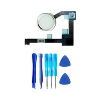 FixCracked Home Button Flex Cable Touch Assembly Replacement Part for Ipad Air 2 White