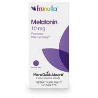 Frunutta Melatonin 10 mg, Under The Tongue Instant Dissolve Tablets, for Restful Sleep and Relaxation, 3 Month Supply, Proudly Made in USA