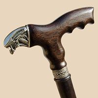 Fancy Walking Cane for Men - Custom Wooden Canes and Walking Sticks Fashionable - Alien
