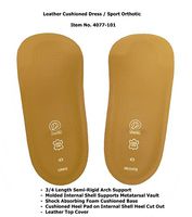 Cushioned Dress Sport Orthotic Semi-Rigid Arch Support Shoe Insert