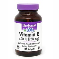 Bluebonnet Nutrition Vitamin E 400 IU d-alpha and Mixed Softgels, 100 Count