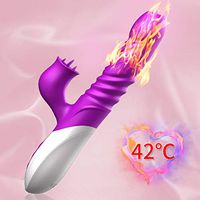 LTY G-spot Silicone Vibra&tor Female Masturbation Tongue Lick Telescopic Massage Stick Adult Se*x Toys Sunglasses T-Shirt Sunglasses