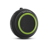 DECALIFE ST-1 Green Portable Bluetooth Speaker - IPX7 Waterproof Floating with TWS True Wireless Stereo Sound, Micro SD/TF Card Slot for MP3 - Versatile Mega-Bass for Shower, Pool, Home, Indoors