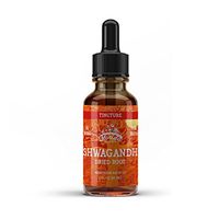 Ashwagandha Tincture, Organic Ashwagandha Extract (Withania Somnifera) Ashwaganda Supplement: Adrenal Support, Anxiety Relief, Thyroid Support, Stress Relief 2 oz