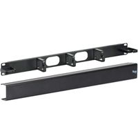 ICC Metal Vertical and Horizontal Ring Panel with Cover in 1 RMS