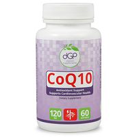 CoQ10, Anti-Oxidant, Supplement, Energy Boost, Cell Energy, GMP Certified, GMO Free, Made in The USA, 60 Capsules, 120 MGS,