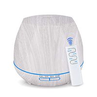 Depnee Aromatherapy Essential Oil Diffuser 550ml Ultrasonic Diffusers Cool Mist Air Humidifier with Remote Control 7 Colors LED Lights and Waterless Auto Shut-off Timer for Home Bedroom Room Office