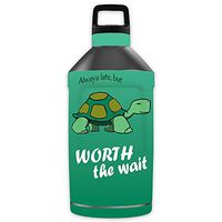 MightySkins Skin Compatible with OtterBox Elevation Tumbler 64 oz - Late Turtle | Protective, Durable, and Unique Vinyl Decal wrap Cover | Easy to Apply, Remove, and Change Styles | Made in The USA
