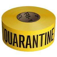 Barricade Tape-Quarantine Area Roll of 1000 Feet