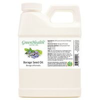GreenHealth Borage Seed – 16 fl oz (473 ml) Plastic Jug w/Cap – 100% Pure Carrier Oil