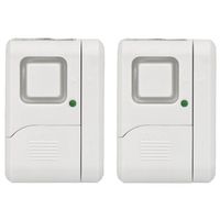 GE Jasco 45115 Wireless Battery Operated Magnetic Window Alarm 2 Count