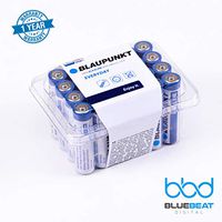 Blaupunkt AAA Alkaline 1.5 Volt Batteries | Long Lasting All-Purpose Triple A High Capacity Battery for Household and Business Use | [Pack of 24 Batteries]