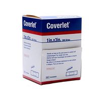 BSN-JOBST 76448000 1" x 3" Coverlet Latex-Free Fabric Strip Adhesive Bandage, English, 15.34 fl. oz, Plastic, 1" x 1" x 1" (300 Per Box)
