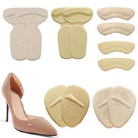 Heel Cushion Inserts - Soft Shoe Inserts & Heel Cushion Pads for Women Grips Liners for Womens Loose Shoes - Heel Pain Relief Bunion Callus Reusable (Heel Insole Combination 3)