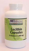 Lecithin 19 Grain American Supplements 250 Softgel