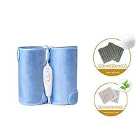 YOGANHJAT Heated Knee Brace Wrap for Arthritis, Massager Knee Pads Warm Adjustable Heat Knee Wrap for Arthritis Arthritis Cramps Stiff Muscles Pain Relief, Fits Men Women 220V,Blue_a,C