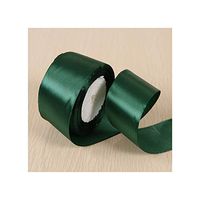 White Pink Black Blue Red Green Purple Yellow Satin Ribbons Christmas Halloween Wedding Birthday Party Gift Box Wrapping Ribbons,Dark Green,20Mm