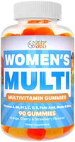 Multivitamin Gummy for Women by Feel Great 365 | Multi Chewable Gummy Supplement with Vitamin A, B-6, B-12, C, D, E, Biotin, Choline, Folic Acid, Zinc & More ● Supports Healthy Women Function,