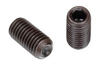 Set Screws, Cup Point, M10-1.5 x 20mm, Alloy Steel, Hex Socket, (Quantity: 50) Coarse Thread, M10 Grub/Blind/Allen/Headless Screw, Length: 20mm