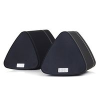 August MS515B Dual Speaker Portable Bluetooth Stereo Speakers -2x5W Wireless Speaker Pair for Phones, Tablets, TVs and PCs - Apple, Android, Windows and Mac Compatible (Black)