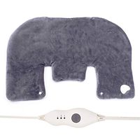 Heating Pad for Neck and Shoulders 3 Temperature Settings Shoulder Heating Pad Gray Heat Pad with Auto Shut Off 18''x25'' Gray